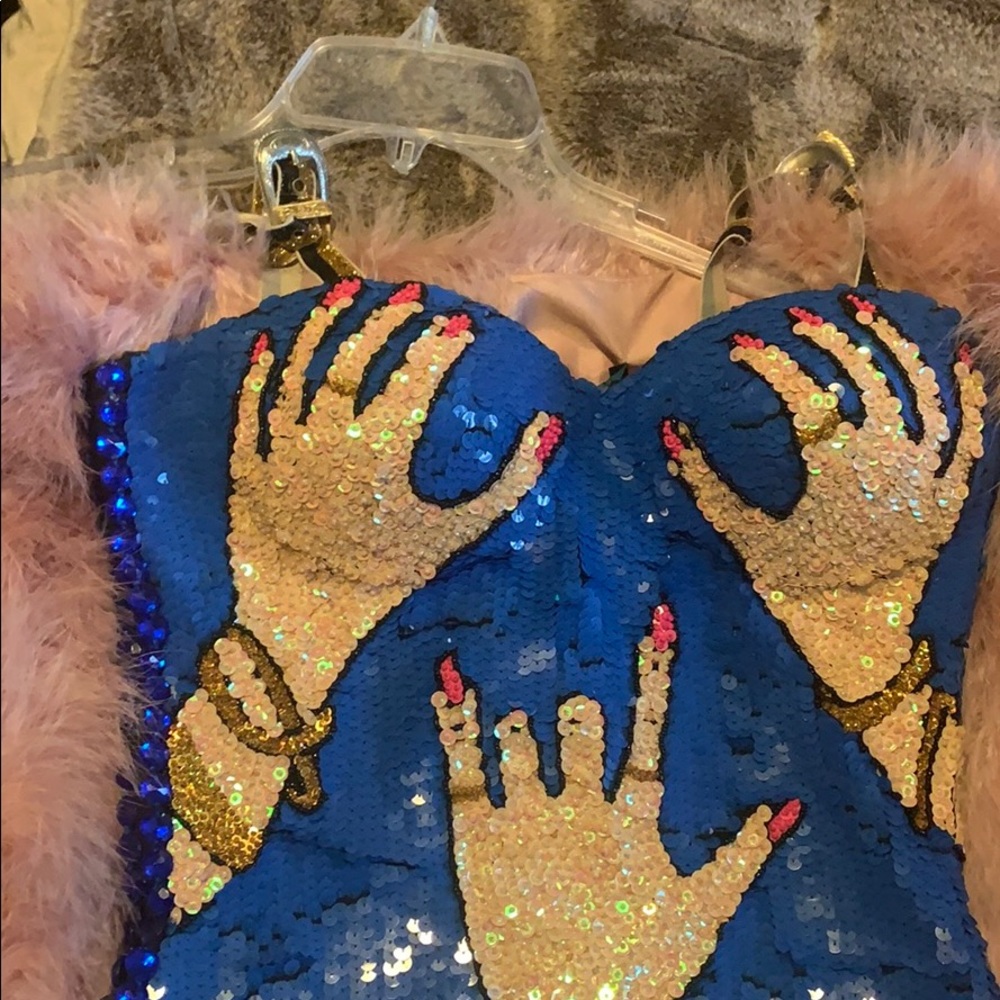 Original Discount Universe all embellished dress - Picture 7 of 10